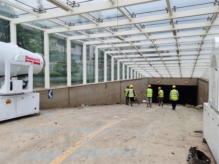 鄭通車載式霧炮機助力洪災(zāi)災(zāi)后重建工作案例實拍