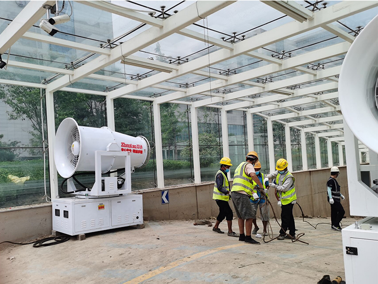 鄭通車載式霧炮機助力洪災(zāi)災(zāi)后重建工作案例實拍