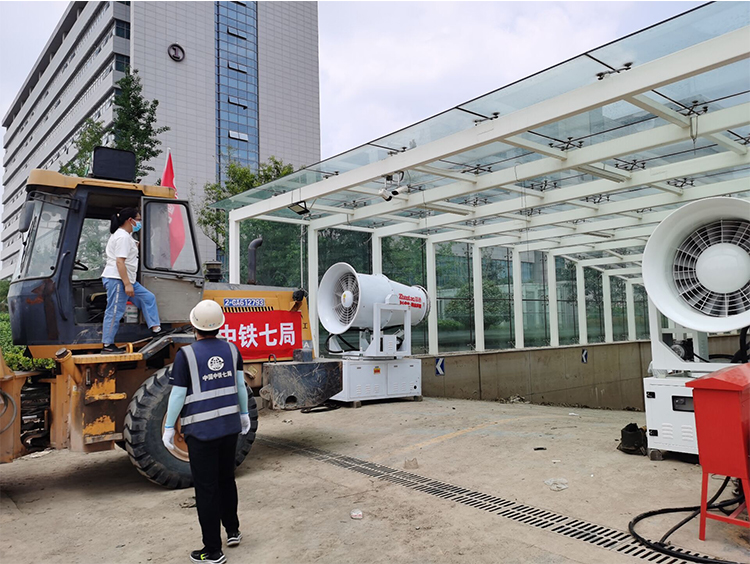 鄭通車載式霧炮機助力洪災(zāi)災(zāi)后重建工作案例實拍